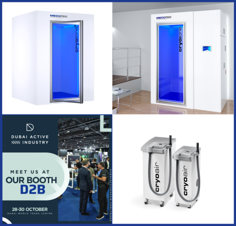 cryo:one, cryo:one plus and cryoair cold air devices will be presented at DUBAI ACTIVE